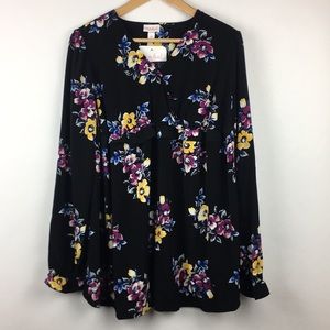 NWT ISABEL MATERNITY floral blouse